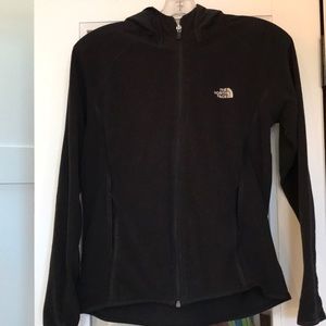 North Face women’s Crescent fleece zipBlack size M